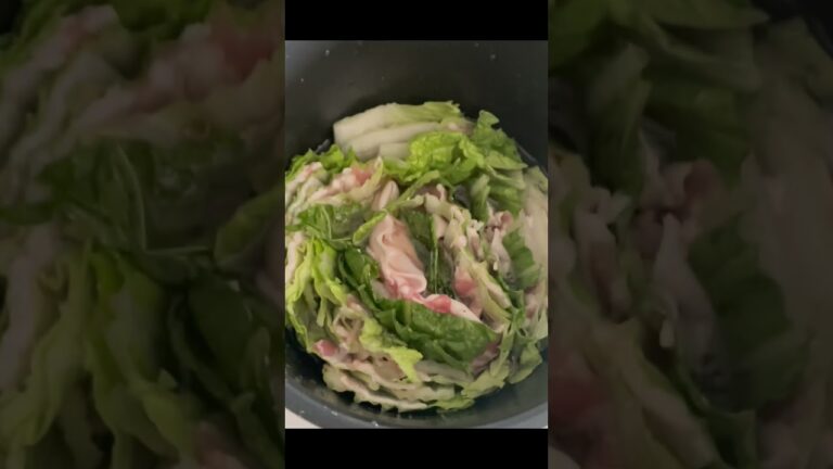 白菜と牛肉のミルフィーユ【作り方】 #food #cooking #レシピ #料理 #白菜レシピ #白菜と牛肉#牛肉#ミルフィーユ鍋 #おすすめ