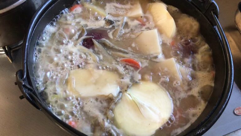 超簡単ごぼう雑煮朝ご飯