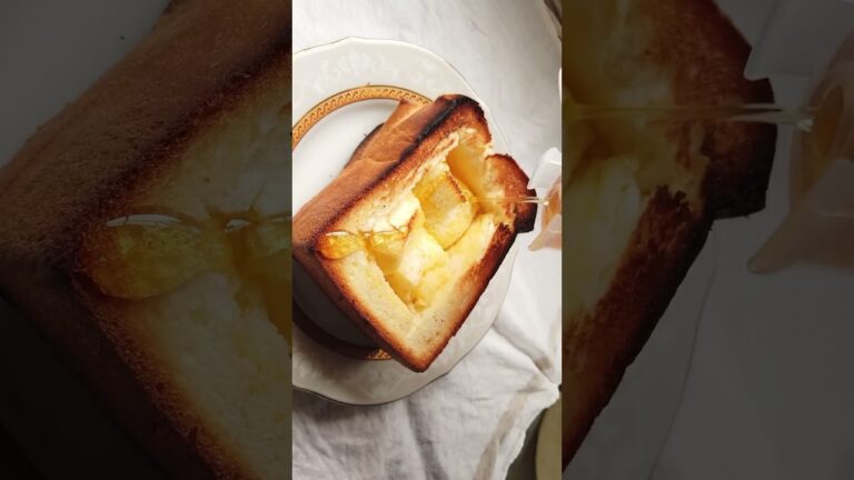 はちみつバタートーストの作り方・レシピ／ばあちゃんの料理教室 #shorts