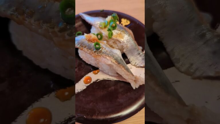 回転寿司でカツオ食べたときの話 #japanesefood #sushi