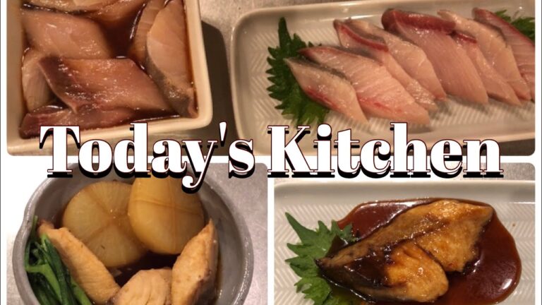 コストコのブリを使った料理/とんかつ/チンジャオロース/冷やし中華etc…