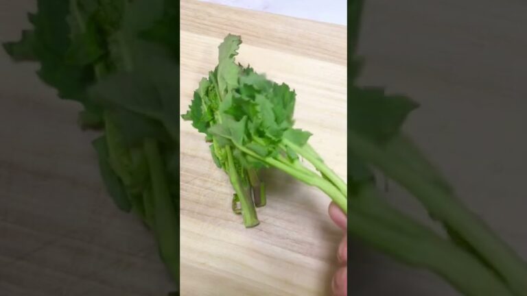 なばなの天ぷらを作ったら美味しかった！
