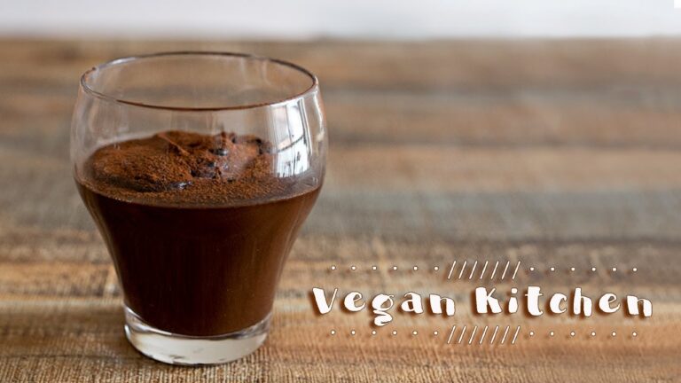 食べたい時にすぐ作れる！簡単ヴィーガンチョコプリン：How to make chocolate pudding｜Vegan Kitchen with ayano hayasaki