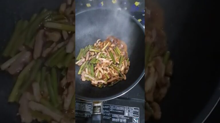 にんにく醤油味の肉炒め、これは美味しい料理の一つです。