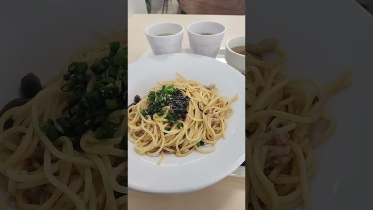 ツナと塩昆布の和風スパゲッティー🍝