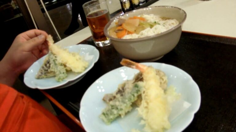 ダブル天ぷら　素麺２人前