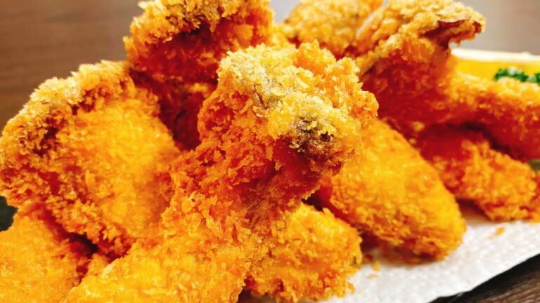 【絶品おつまみ】ザックザクのコリコリ♪『スーパーエリンギフライ』ハイボールとビールが鬼すすむ♪ Fried king oyster mushroom