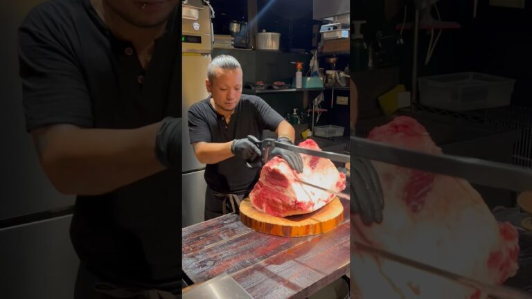 近江牛のTボーンステーキ T-bone Steak Omi Beef Wagyu 中目黒グルメ T