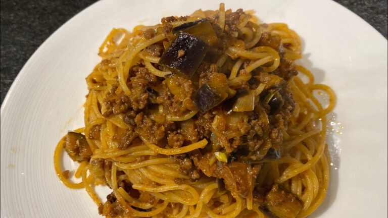 家庭で簡単イタリアン ナスボロネーゼ