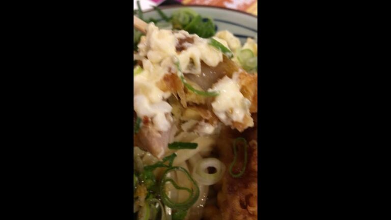 丸亀製麺のタル鶏天うどんが悪魔的に美味しい🤤大優勝です。