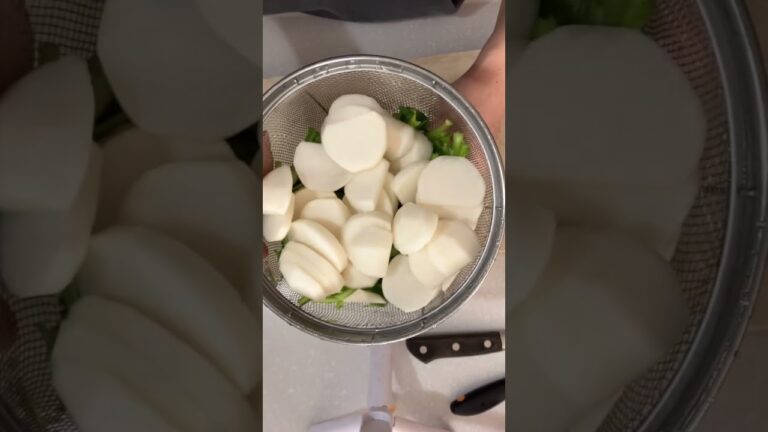 【かんたん料理】調味料2個　カブのお漬物　#shorts  #お漬物　#カブ　#かんたんレシピ