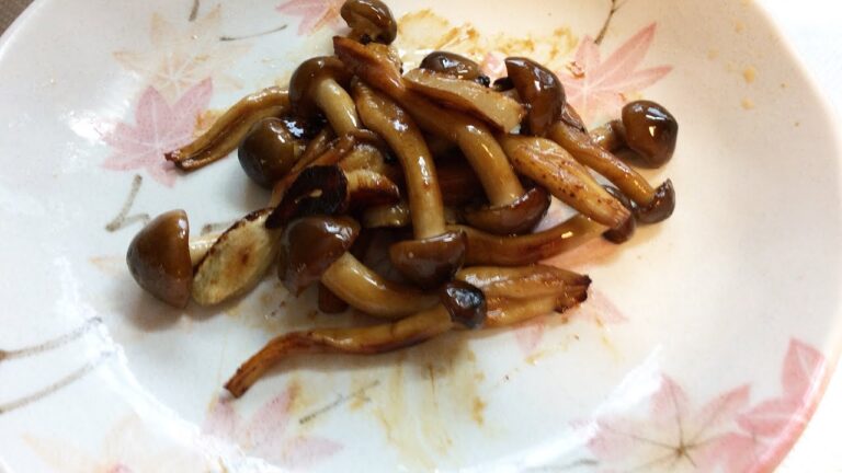 しめじのニンニク醤油炒め