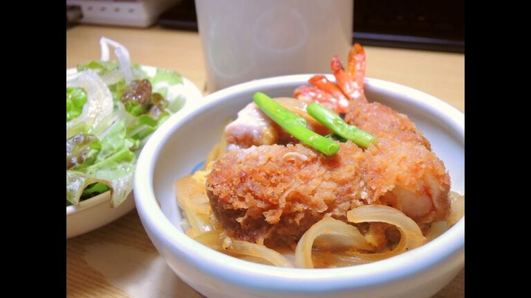 【今日の】海老カツ丼【昼食】