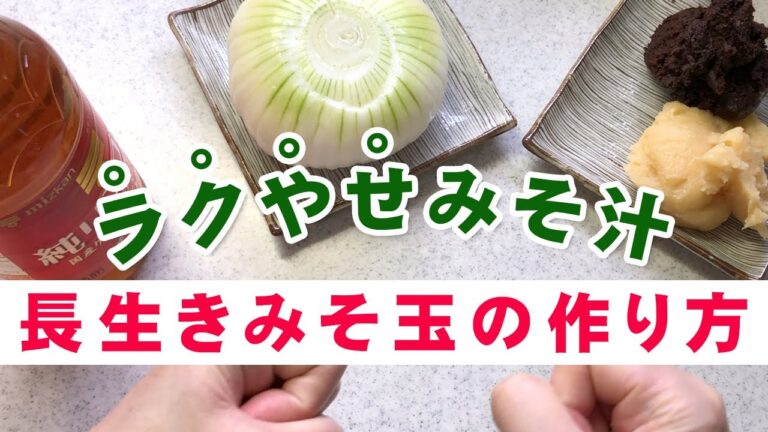 【ダイエット】ほんとに楽に痩せるのか？医者が考案した「ラクやせみそ汁」の素、みそ玉に作り方【作り置き】