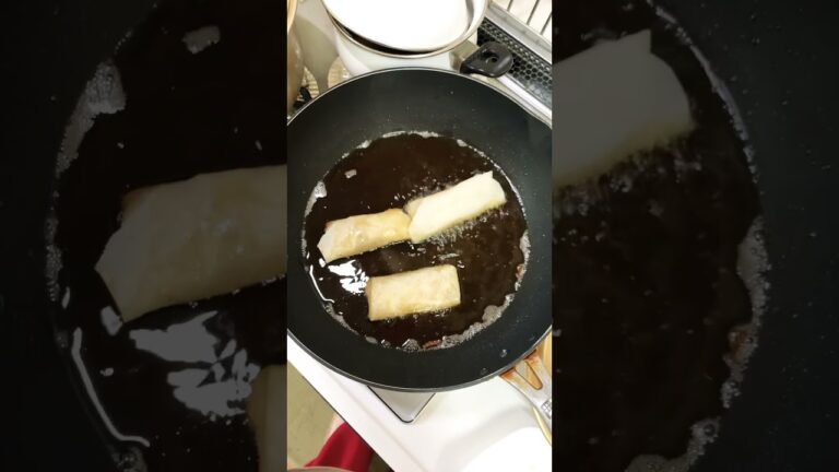 春巻きの皮が残ったらチーズ巻きにしよう🧀