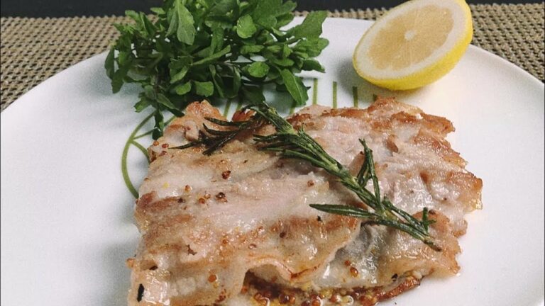 超簡単で美味しい！豚バラ肉のマスタード焼き