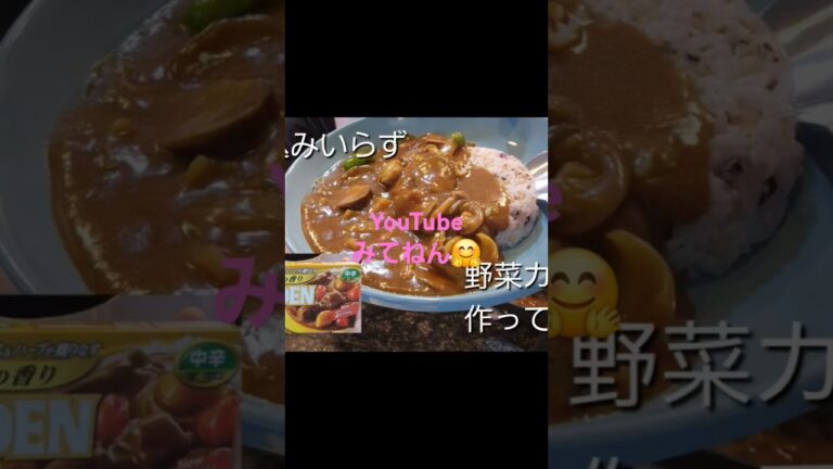 #料理 #cooking #カレー #料理動画 #簡単 #野菜 #野菜カレー #野菜レシピ#夕飯