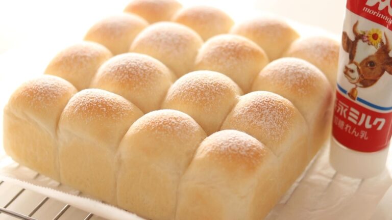 柔らかミルキー♡練乳ミルクちぎりパン/Soft and Fluffy Japanese Milk Bread recipe
