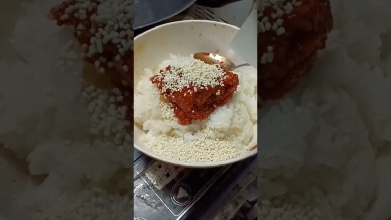 チャンジャで作るキムチクッパ(超手抜きバージョン) #キムチ #クッパ