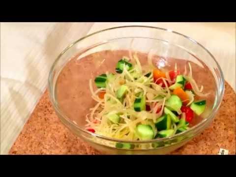 KAGOME トマト 料理レシピ　トマトときゅうりのすっきりサラダ