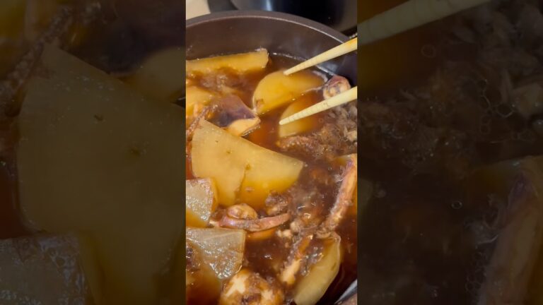 【5分でできる】イカ大根