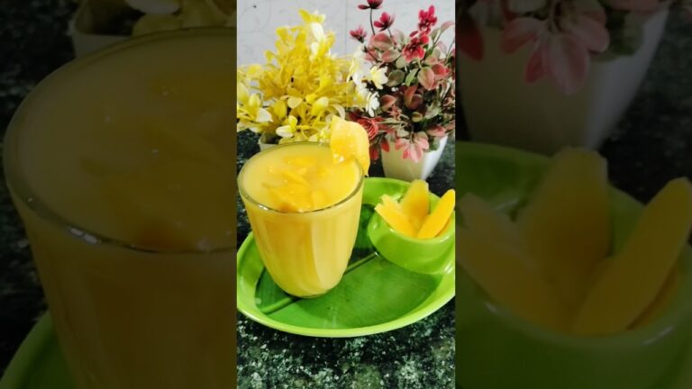 summer special mango 🥭 milk shake🥤😋👌  #healthy #shortvideo #viralvideo #👍 subscribe 🤩