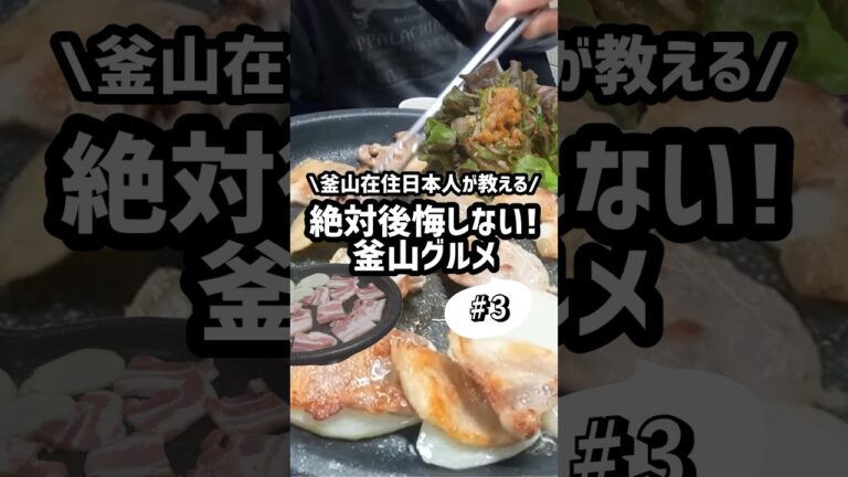 釜山在住日本人が教える!絶対後悔しない釜山グルメ 🇰🇷/