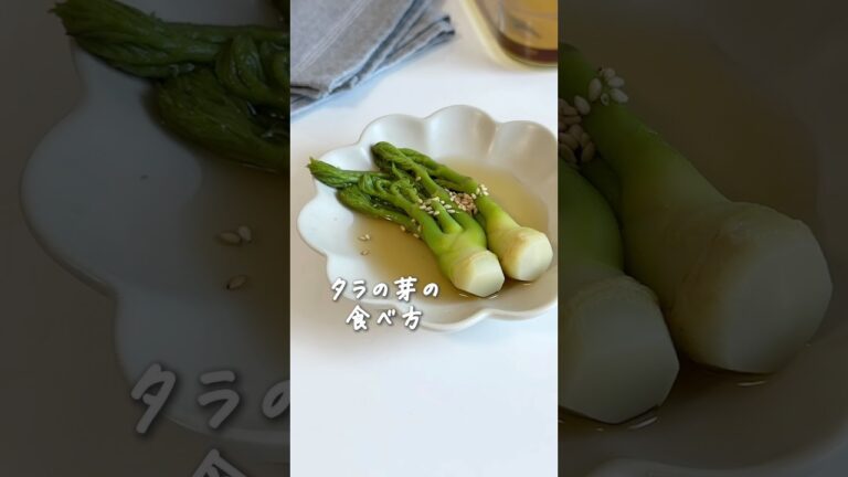 春だけの贅沢なごちそう♪山菜の王様、タラの芽の食べ方★ #天ぷら #簡単レシピ #簡単料理 #春