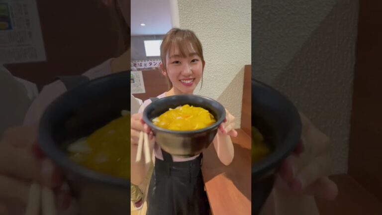 【新潟グルメツアー】出汁がきいてる！バスセンターのカレーうどん（万代そば）