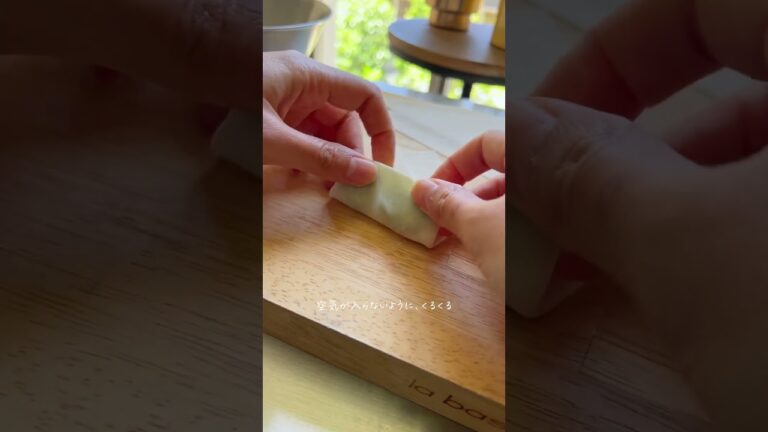 巻くだけ、そら豆春巻き。　#shorts