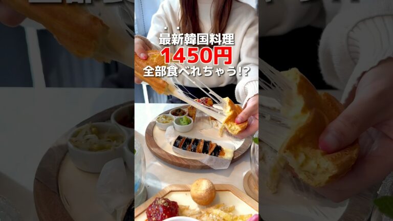 【新大久保】女性に大人気！好きが詰まった韓国料理ランチプレート #新宿グルメ #東京グルメ #新大久保グルメ