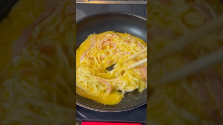 お好み焼き風卵焼き#cooking #料理 #朝ごはん