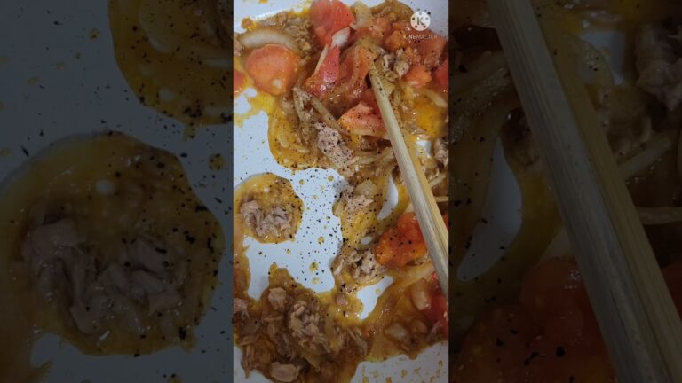 和風ツナトマトパスタ作ったよ #Shorts