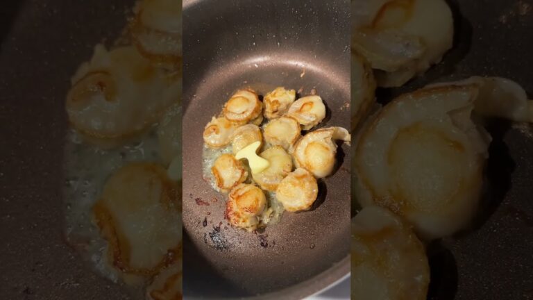 ベビーホタテのバター焼き　2025年4月29日