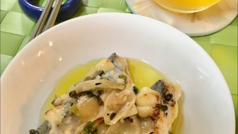 【アレンジレシピ】アジの干物アヒージョ風