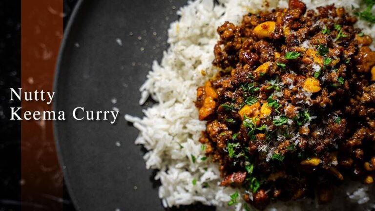 【ナッツドライキーマカレー】香ばしいザクザク食感のスパイスカレーの作り方！