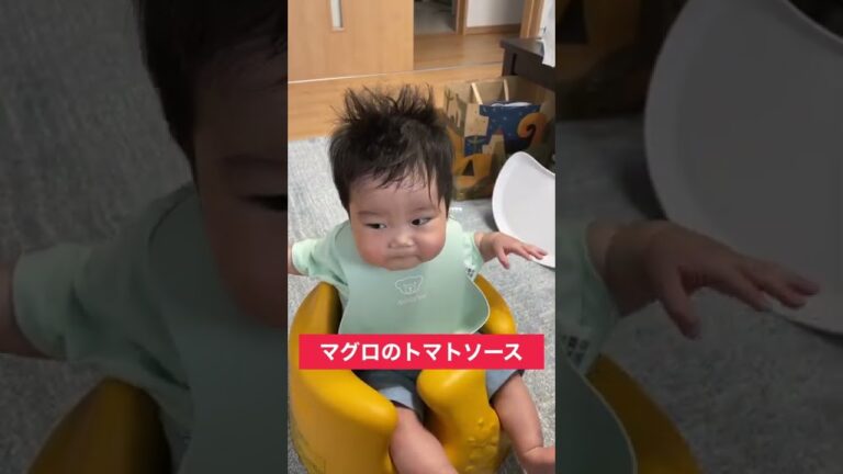 【離乳食中期】マグロのトマトソース