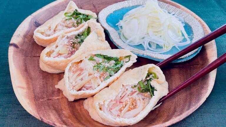 そうめんで作るお弁当の主役！いなり素麺のレシピ・作り方 | Somen-Stuffed Tofu Bags Recipe