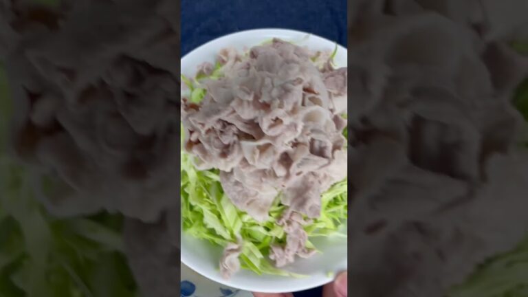 春キャベツと新玉ねぎの相性は完璧でした。新規就農予定者はあと、263日で就農 #food #cooking #cookingshorts #healthy