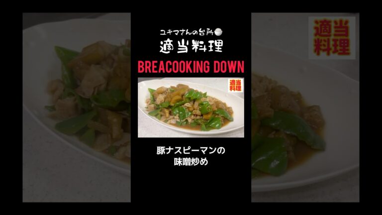 #豚ナスピーマンの味噌炒め