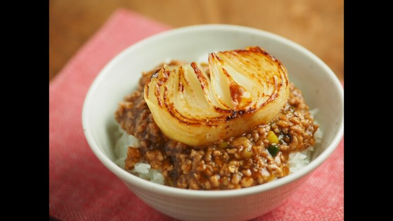 新玉ねぎのマーボーあんかけ＆新玉ねぎマーボー丼アレンジ