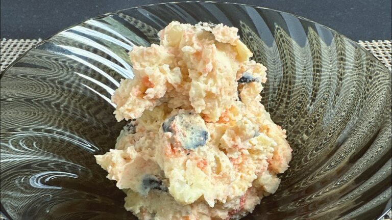 焼き明太子と海苔のポテトサラダ