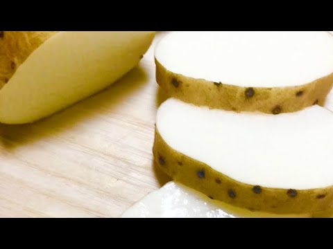 長芋の天ぷらを作ったらホクホクして美味しかった！