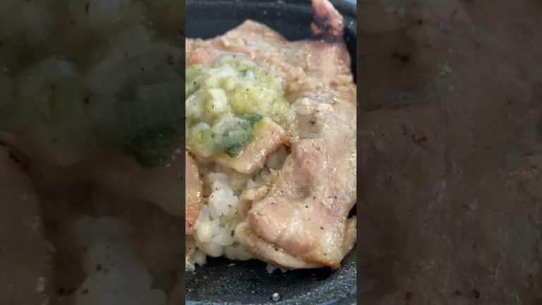 お昼はローソンのねぎ塩豚カルビ丼　旨いんです　#food #japanesefood #bento