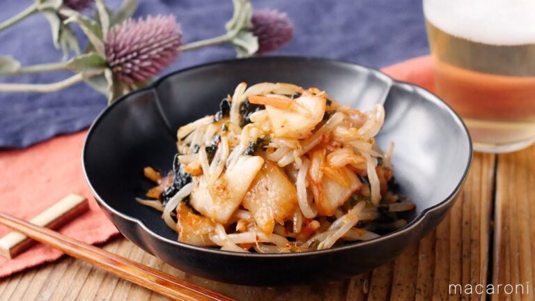 【もやしキムチナムル】やみつき！簡単副菜♪｜macaroni（マカロニ）