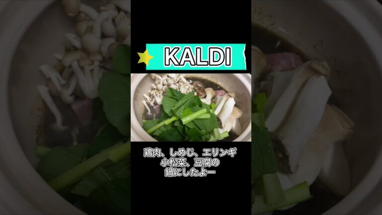 カルディ　海苔鍋したよー　シメは海苔バターラーメン