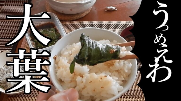 漬けるだけ！ごはんがススム！マジヤバない？【大葉漬け】
