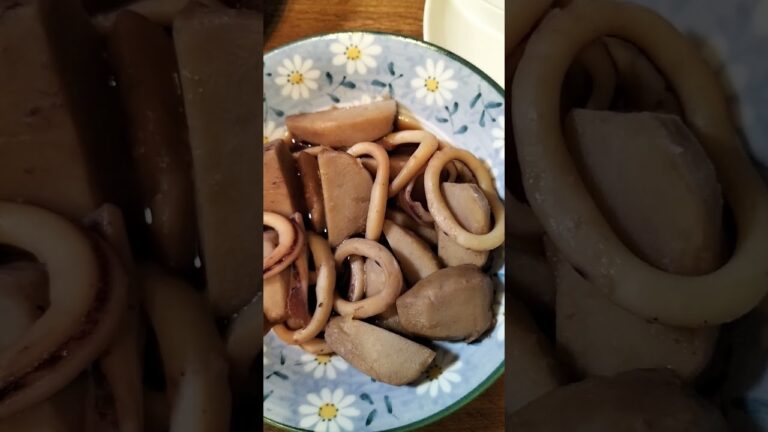 里芋とイカの煮物　9月12日　＃Shorts