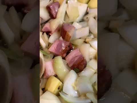 #テレワーク飯　#クリームシチュー　#成城石井七日漬けベーコン　#淡路島玉葱