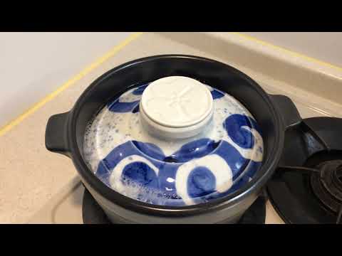 究極のごはん鍋「極」-ご飯が炊けるまで